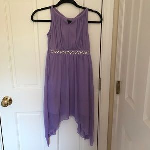 Purple kids dress.